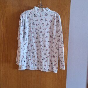 Woman's L/S Mock Turtleneck